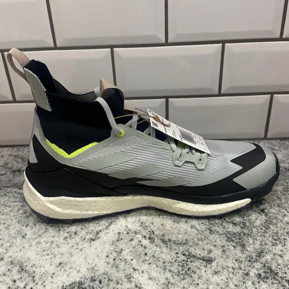 Adidas Terrex Free Hiker 2‎ Mens 10.5 Hiking Shoes Grey Black Pulse Lime IF4923 main image 6
